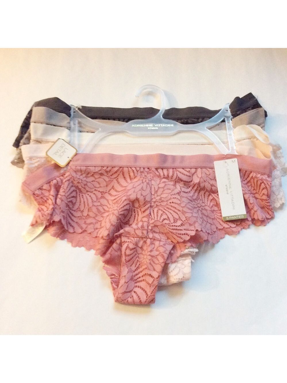Adrienne Vittadini Ladies Lace Panties 5 Pairs NWT